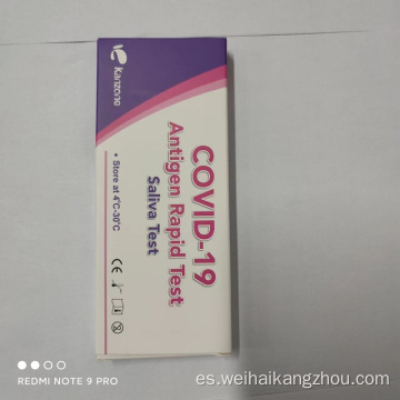 Prueba médica Covid-19 Saliva Midstream en casa